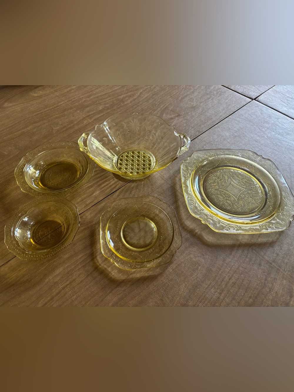 Depression Glass Lot in Yellow